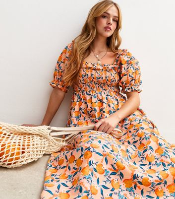 midi milkmaid dress Marigold enhancing the feminine silhouette ASTR the Label Women's Julietta