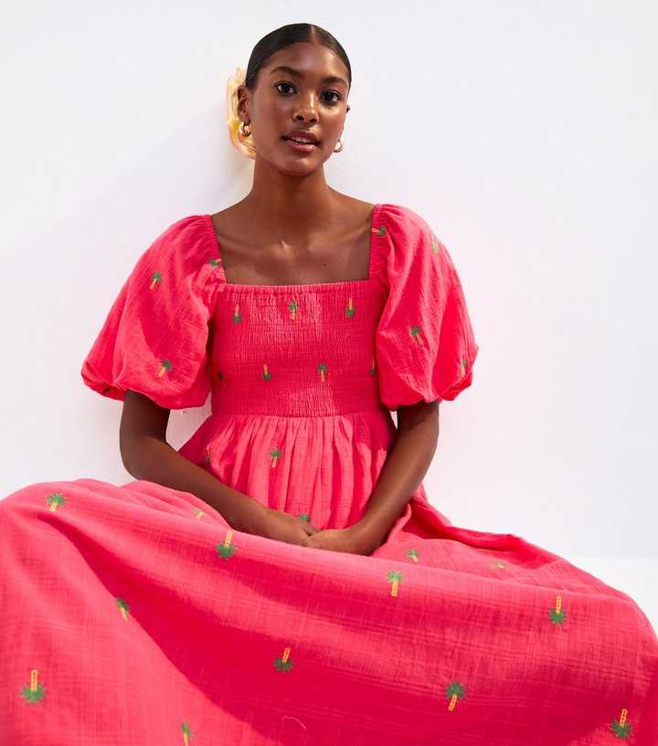 knee length dresses for ladies FLARED-HEM LACE MIDI DRESS IN PINK- BELLA GALVAN NEW STYLE DRESS FREE  SHIPPING DRESS NEW LOOK DRESSES SALE  Bella Galvan