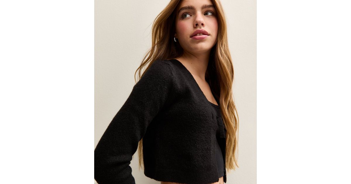 School Girl Denim Cardigan main image 1