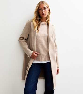 Tall Mink Unlined Open Long Coat