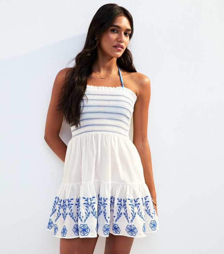 light green beach dress La Jolla Dress Luna / MD