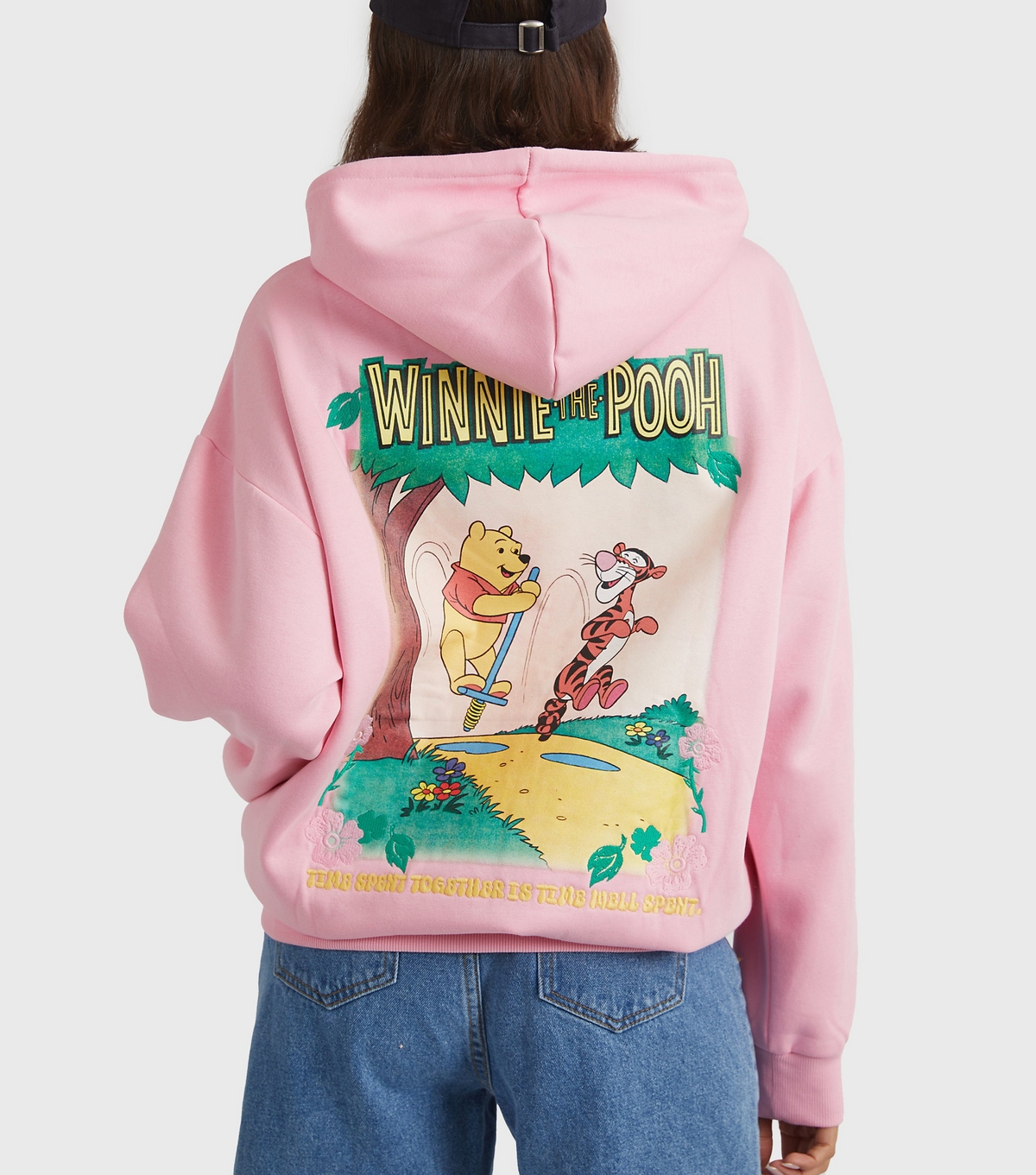 Women's Pink Disney Winnie The Pooh Hoodie Skinnydip New Look