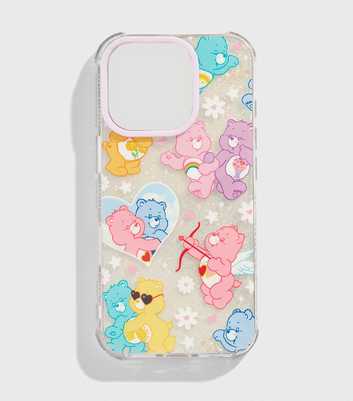 Skinnydip Multicolour Care Bears Glitter iPhone Case