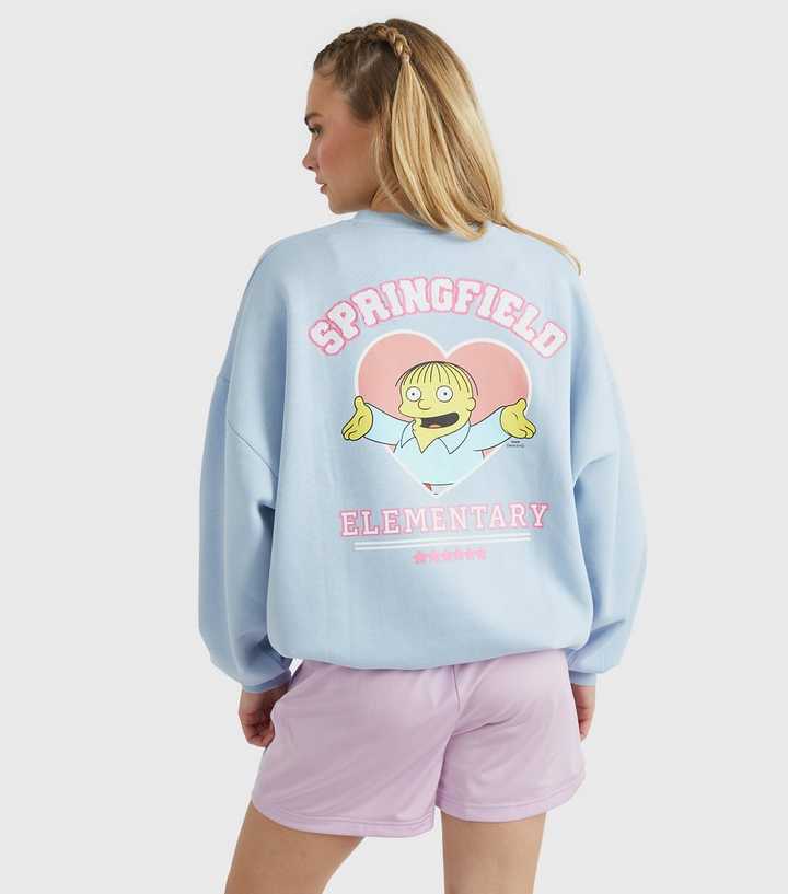 Skinnydip Blue Simpsons Springfield Sweatshirt