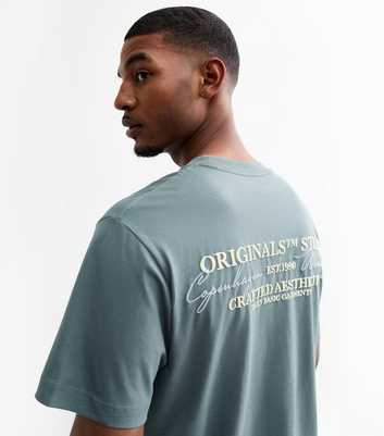 Jack & Jones Blue Originals Print T-Shirt