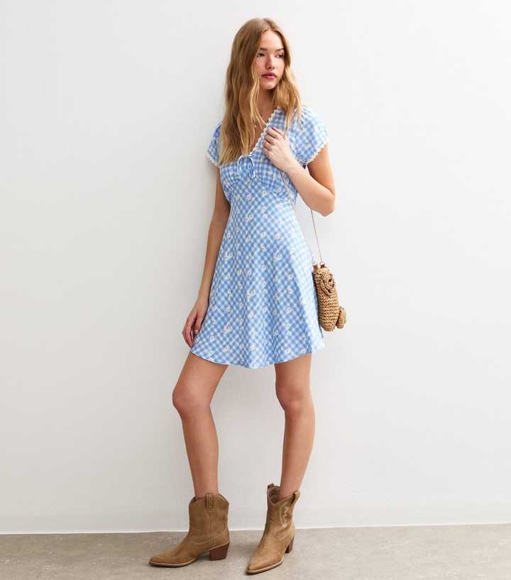 sachin and babi light blue dress Blue Mini Dresses
