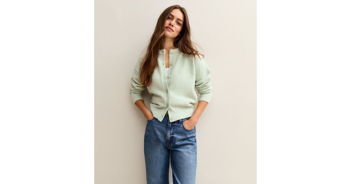 Short Sleeved Cardigan - Mint main image 1