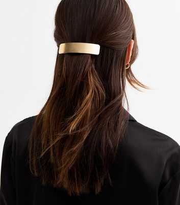 Gold Tone Hair Slide