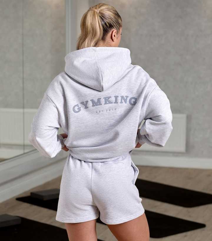 Grey Hoodie Women's Fitness Hoodies Women's Gym Hoodies