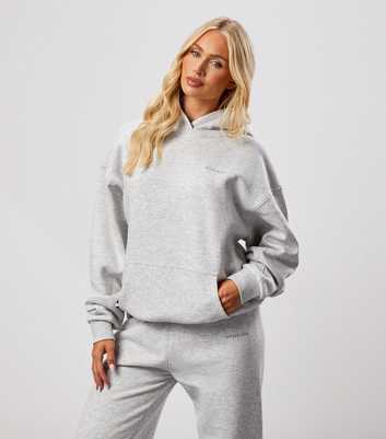 Gym King 365 Light Grey Relaxed Fit Hoodie