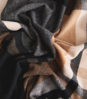 小物 Brushed Scarf / CHECKED BLACK Brushed Scarf / CHECKED BLACK