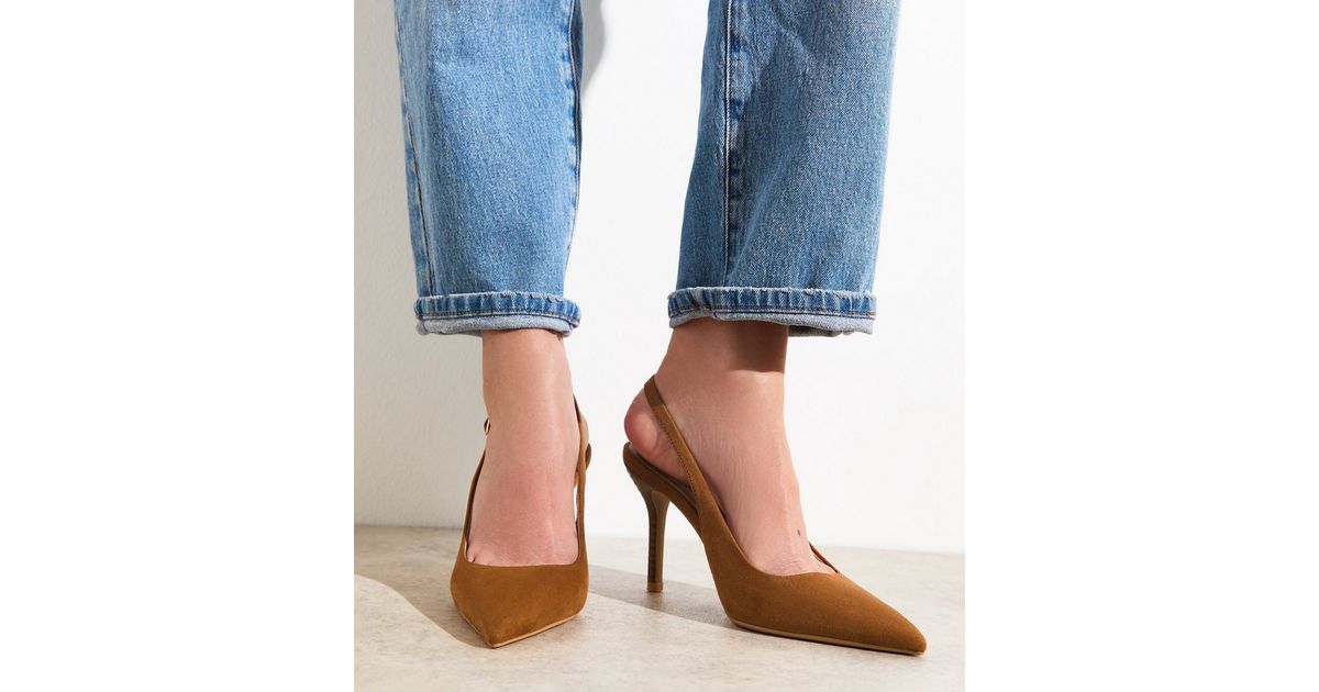 Slingback Heeled Pumps