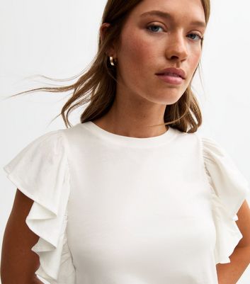 new look ruffle top