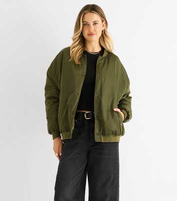 Gini London Khaki Bomber Jacket