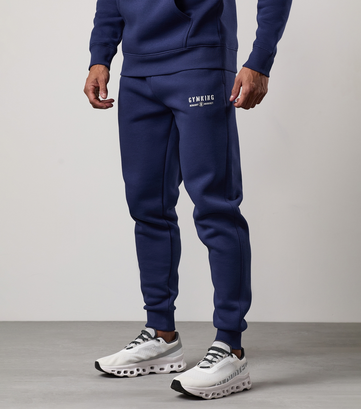 Men's Bright Blue Resilience Mindset Joggers Gym King New Look