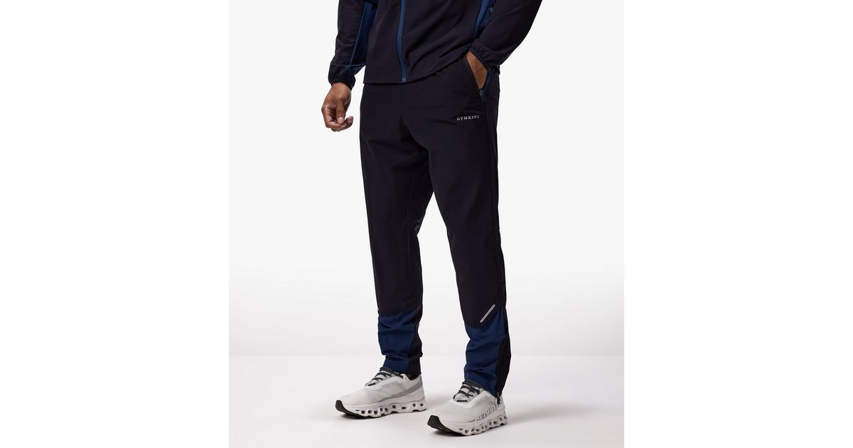 Navy Gym King Jogging Bottoms Gym King Navy Blue Advance