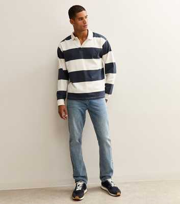 Light Blue Straight Leg Jeans