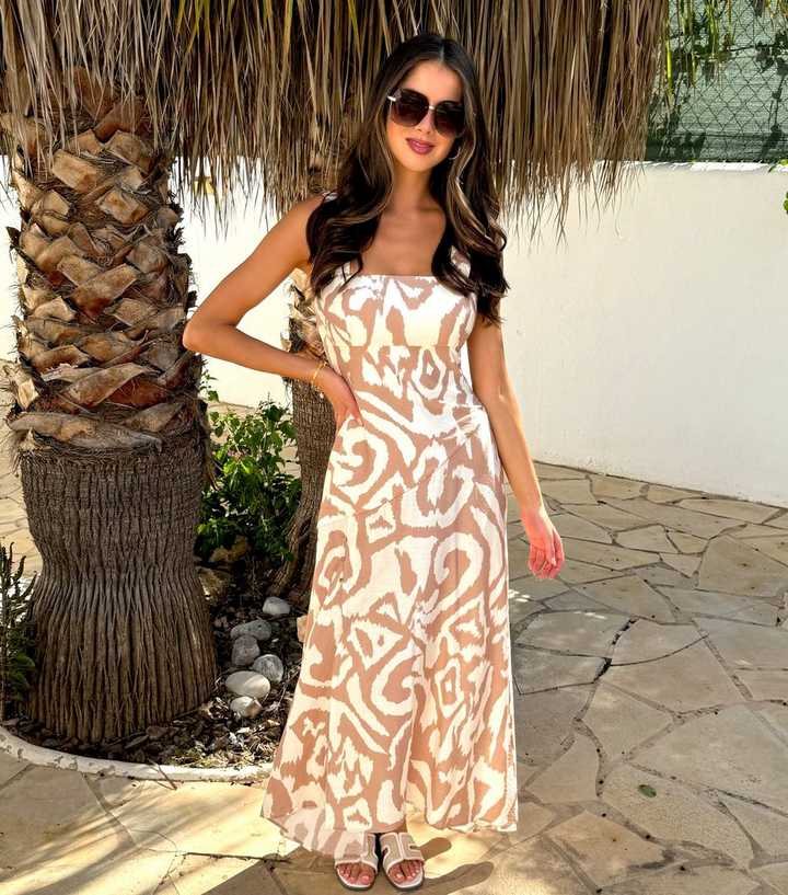 strapless open back dress Hanna Rib Dress