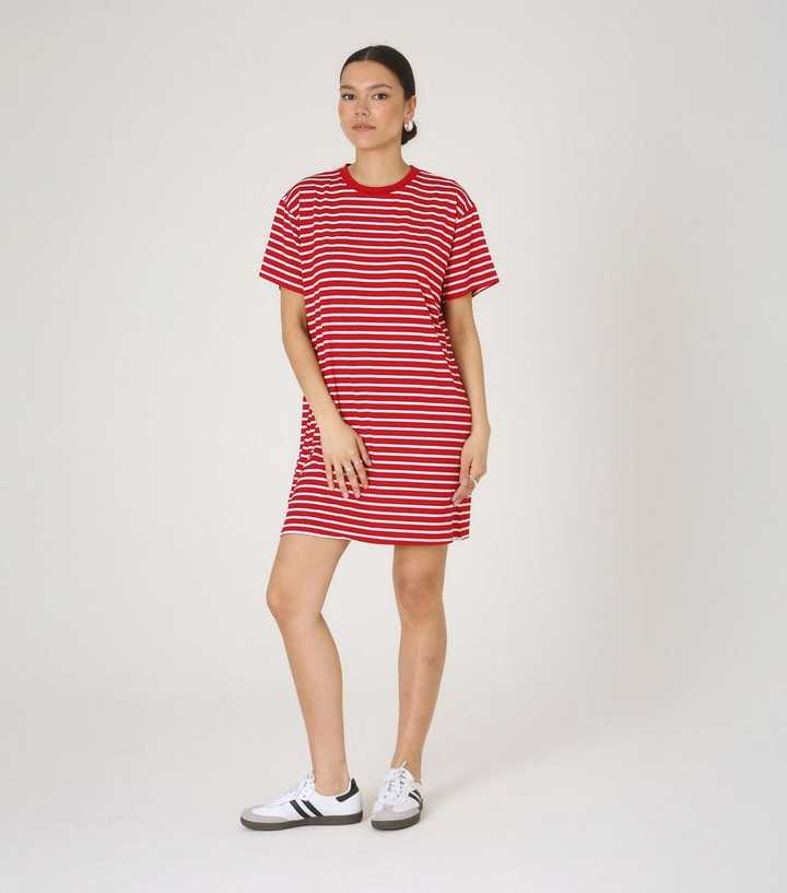 strapless open back dress Riley Red Belted Button Up Short Dress main image 1