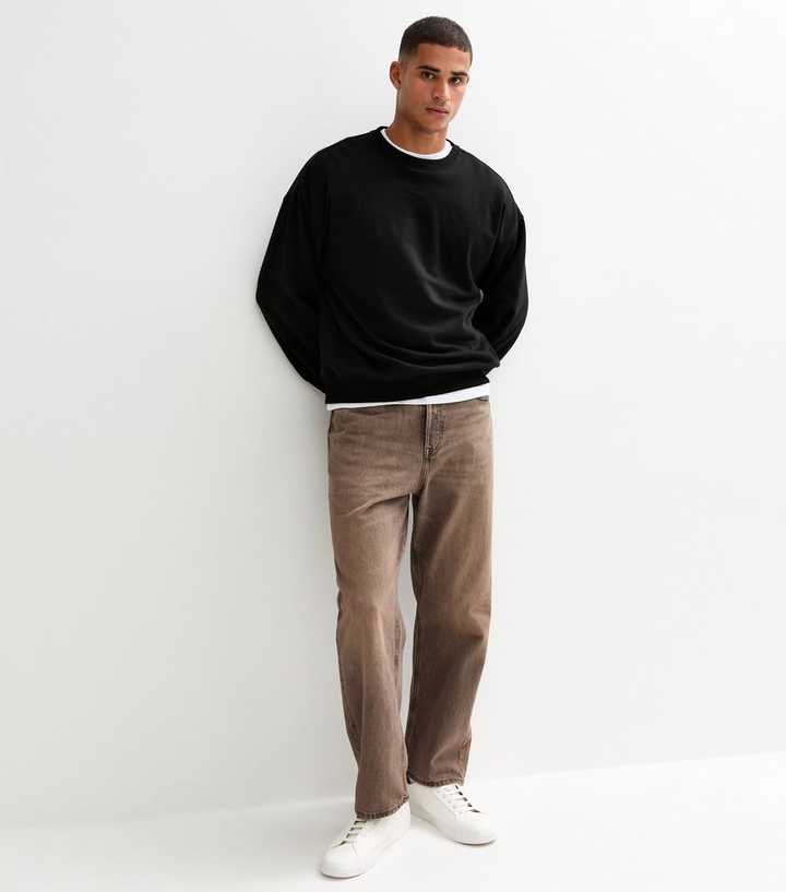 Jack & Jones Wash Grey Straight Leg Jeans
