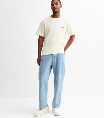 Jack & Jones Blue Straight Leg Relaxed Fit Jeans