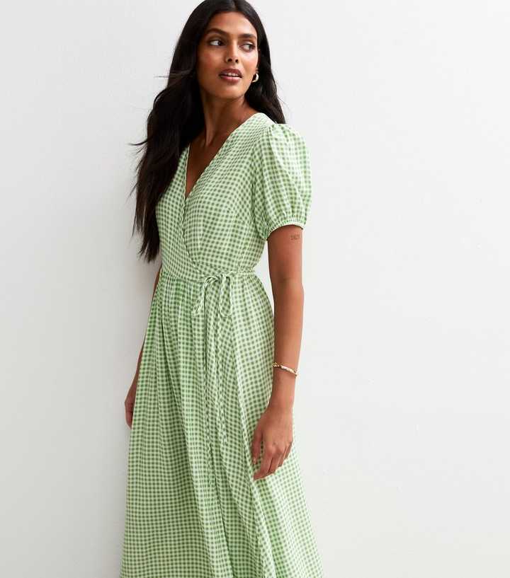 olivia newton john grease yellow dress Rosemead Geometric Fit & Flare Knee Length Dress main image 0