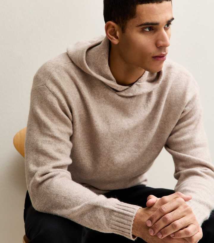 Jack & Jones Oatmeal Regular Knit Hoodie