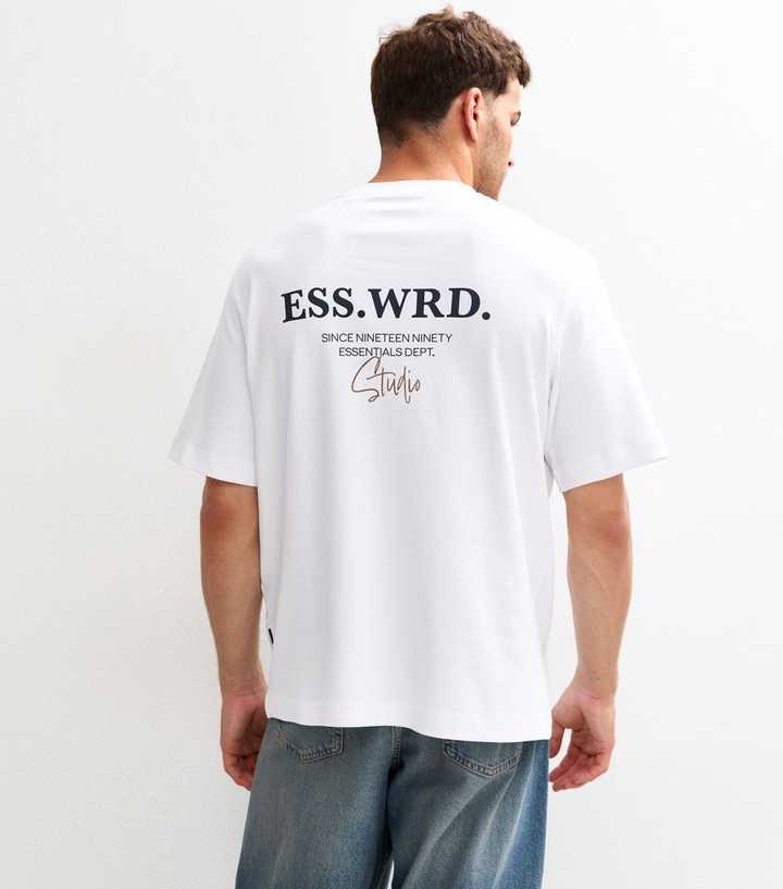 Jack & Jones Ess Wrd Print T-Shirt
