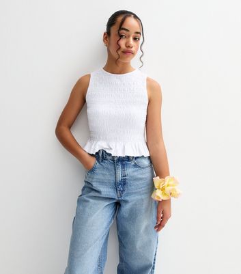 frilly vest tops