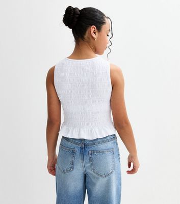 frilly vest tops