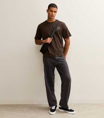Jack & Jones Black Straight Leg Jeans