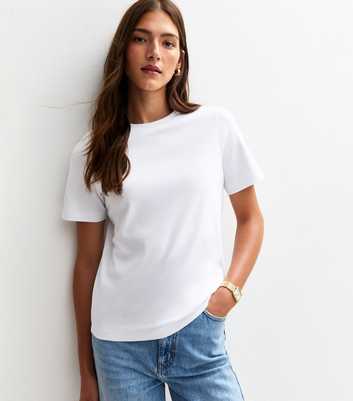 Premium White Heavyweight Cotton Relaxed T-Shirt