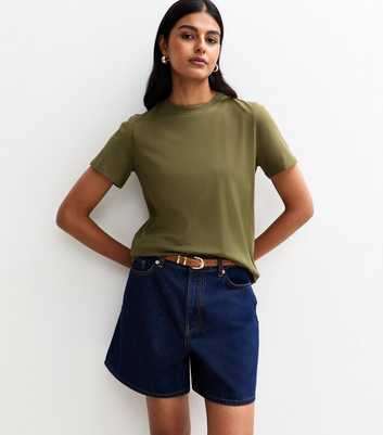 Dark Khaki Relaxed Jersey T-Shirt