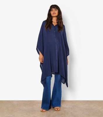 Apricot Navy Oversized Kaftan