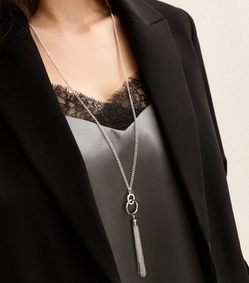 【TATIANA】(Silver925) Glim Pebble Long Necklace Sterling Silver Long Necklace – Alessandra James