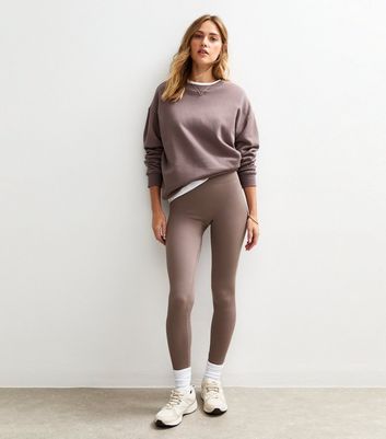 【COLOR iN ID】Mink bello leggings Mink Ribbed Seamless Leggings | New Look