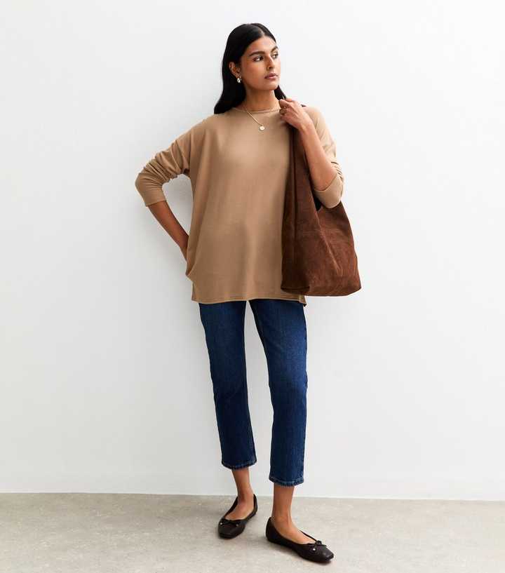Camel Soft Touch Long Sleeve Top