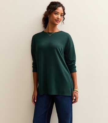 Dark Green Soft Touch Long Sleeve Top