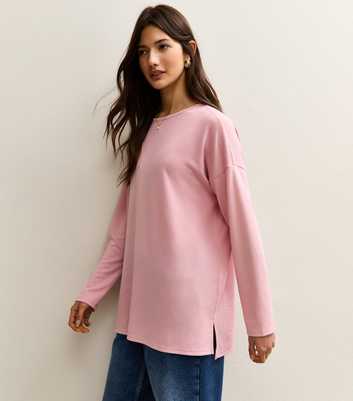 Mid Pink Soft Touch Long Sleeve Top