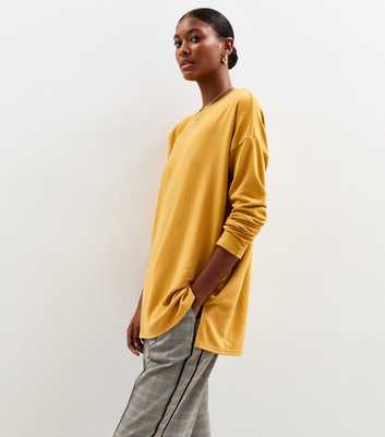 Dark Yellow Soft Touch Long Sleeve Top