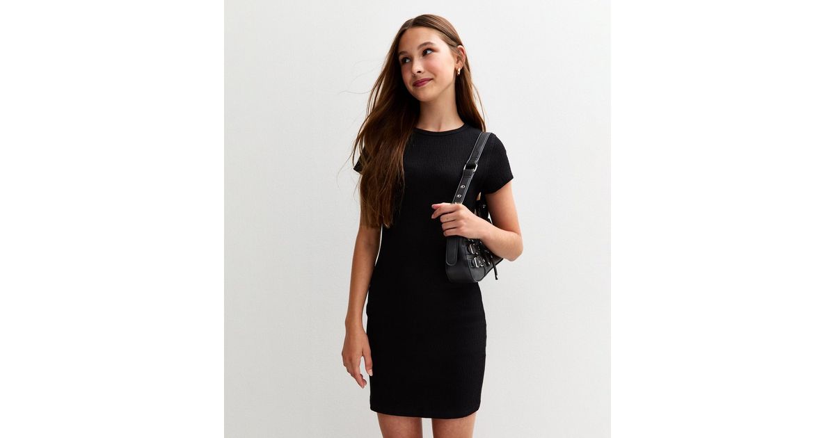 new look black t shirt dress T Shirt Dress Short Black Dress Uk New Look Sequin T-Shirt Mini Dress Black Very