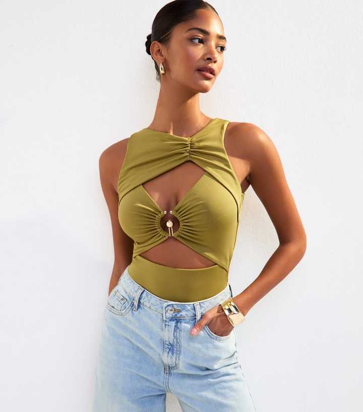 Light Khaki Cut Out O Ring Body