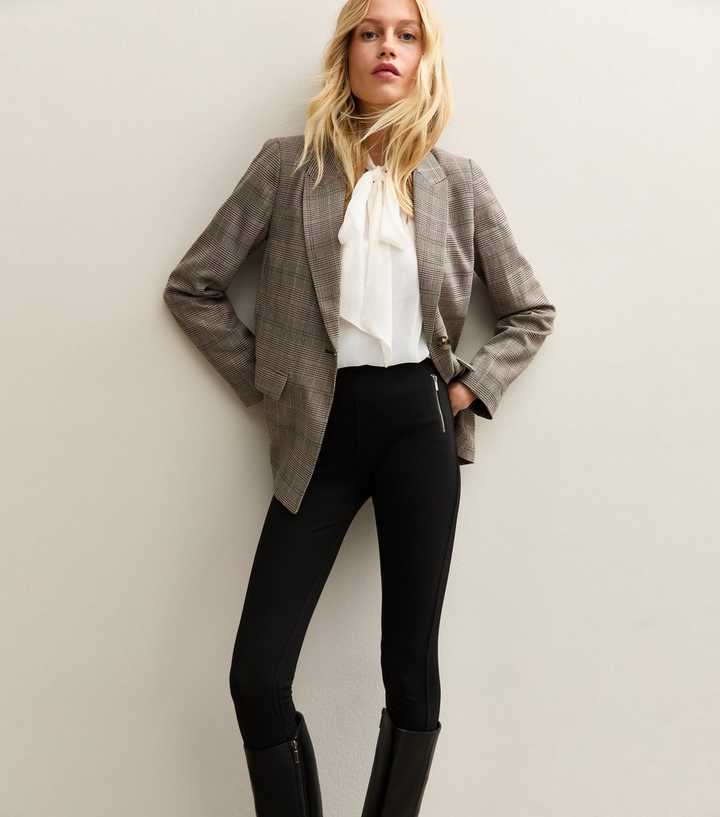 Black Ponte Leggings