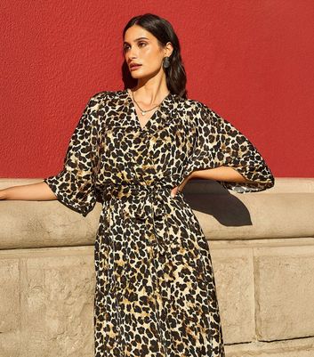 Wrap Dress High Low Leopard Print Dress High Low Leopard Print - Main Image