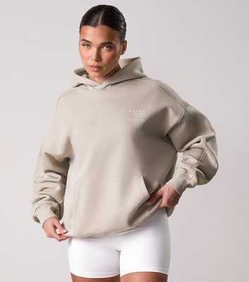 Gym King Define Stone Logo Print Hoodie