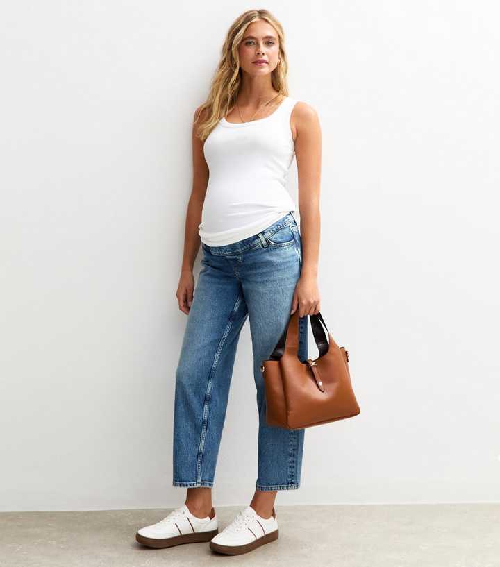 Jeans De Grossesse Announcements - Taille 12/14 - Design Cool - Très Bon état D'occasion