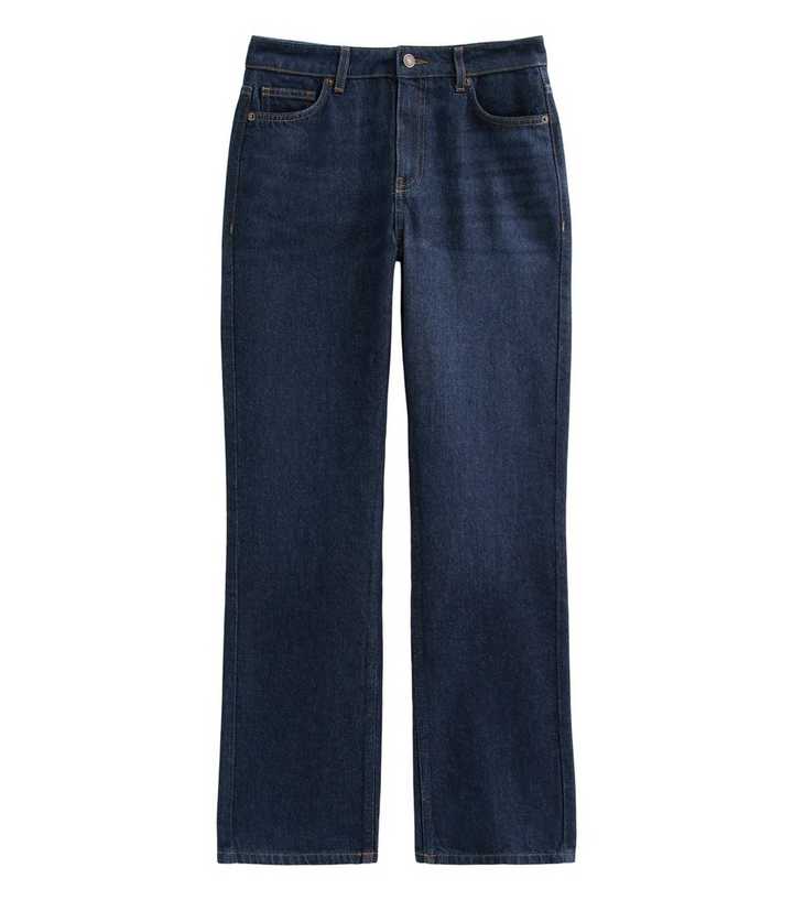 Indigo Wash Anica Straight Jeans