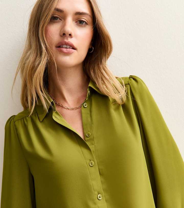 Mid Green Long Sleeve Shirt