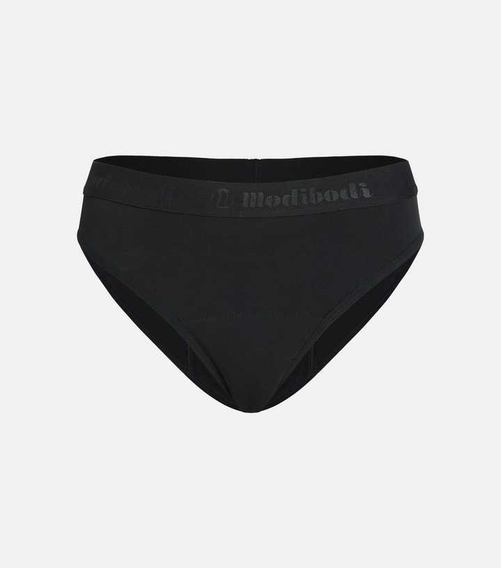 Modibodi Teen Black Moderate Flow Hipster Period Briefs