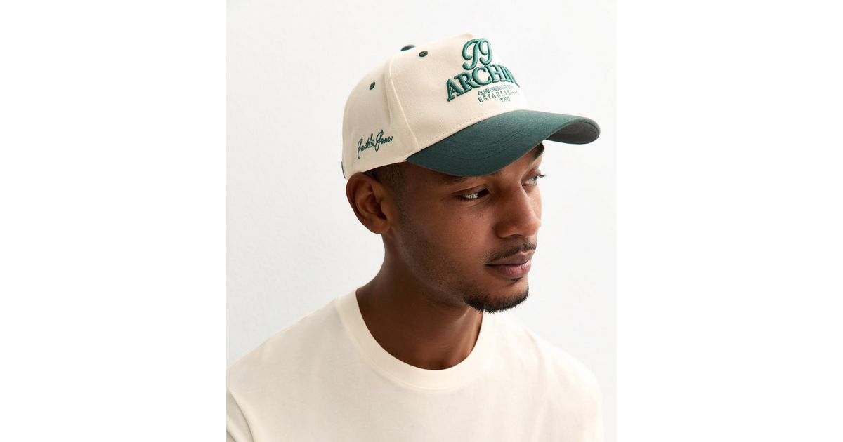 Jack & Jones archive cap in washed green